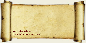 Anita Zebić vizit kartica